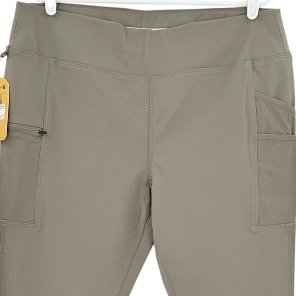 Carhartt Women Force Fitted Lightweight Olive Utility Legging Size XLT 16-18 NWT - Picture 3 of 11